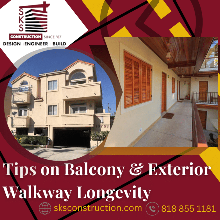 Tips on Balcony & Exterior Walkway Longevity